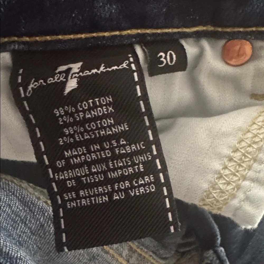 7 For All Mankind new tag